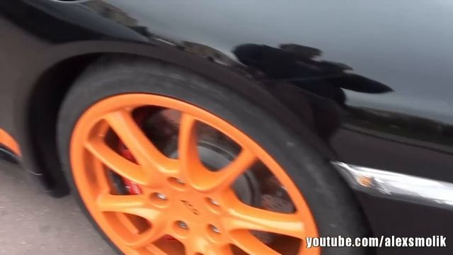 Porsche GT3RS - black & orange смотреть онлайн