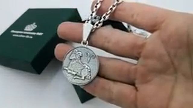 Серебряный кулон Знак зодиака Овен смотреть онлайн