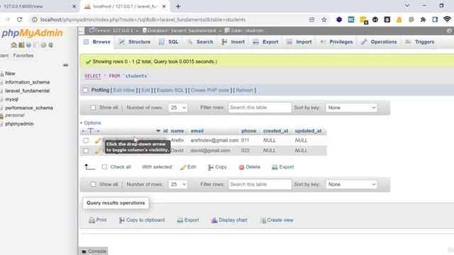 18 Database Raw SQL Show Data смотреть онлайн