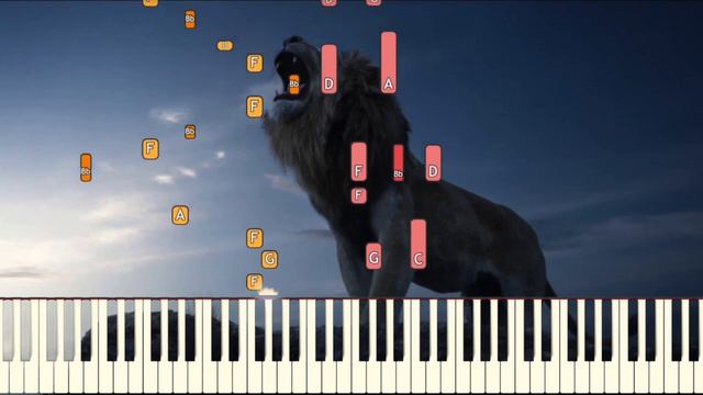 Remember - Hans Zimmer (The Lion King) | Piano Tutorial (Synthesia) смотреть онлайн