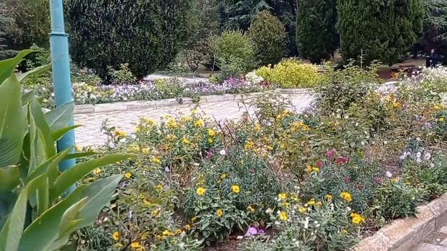 Санаторий "Крымское Приморье". Территория санатория. Вид из окна на миллион! смотреть онлайн