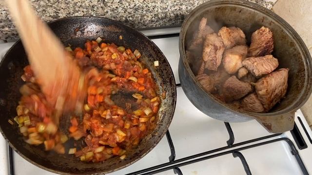Жаркое по-домашнему. Для всей семьи. Очень вкусно и просто