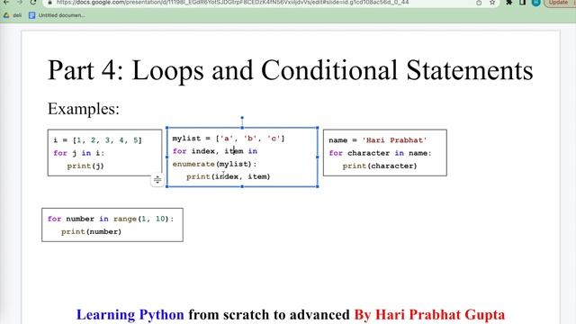 Python Programming -Part 4: Conditional and Loop Statements смотреть онлайн