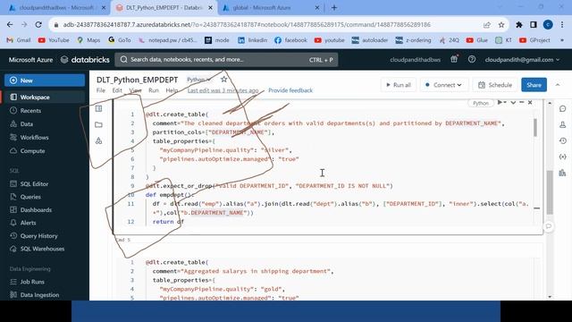 3. Hands-On :Delta Live Tables A to Z: How to Build a Delta Live Table Pipeline in Python Practical смотреть онлайн