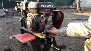 Мотоблок Lifan-168F. Первая замена масла