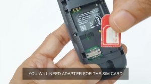 Nokia 105 /106 - How to Remove Battery and Insert SIM