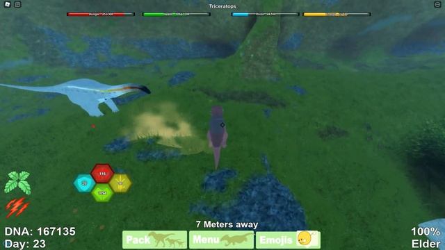 Roblox Dinosaur Simulator - How Good is TRICERATOPS for PVP? смотреть онлайн