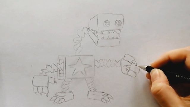 Как нарисовать БОКСИ БУ из Поппи Плейтайм / How to DRAW BOXY BOO Poppy Playtime смотреть онлайн