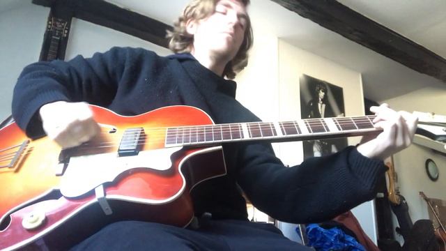 Tellson archtop guitar demo - vintage German смотреть онлайн