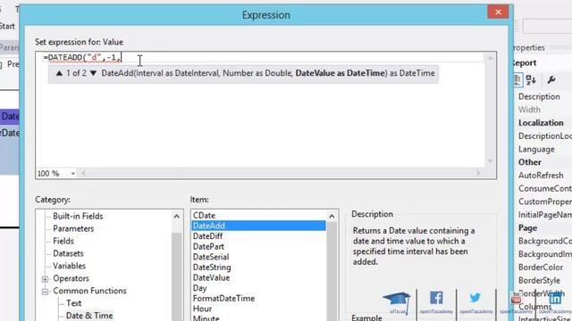 Reporting Services - How To Add Default Values For Parameters (tr) смотреть онлайн