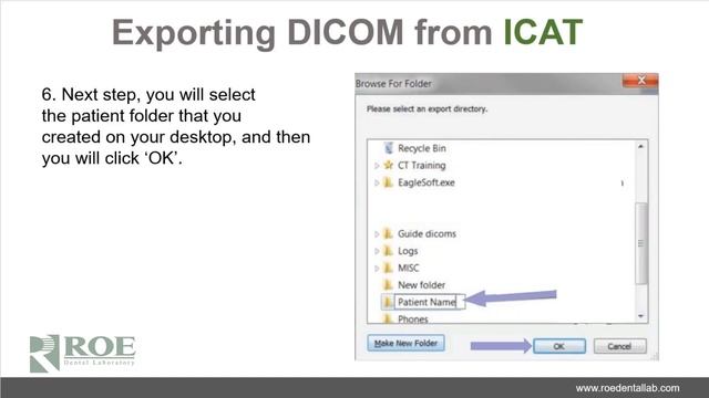 iCAT - how to export DICOM files смотреть онлайн