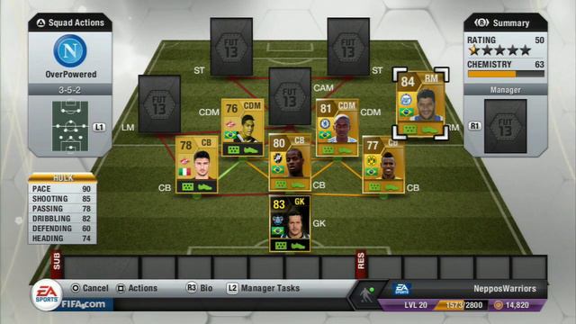 FIFA 13 Ultimate Team - MY MOST OVER POWERED TEAM #1 - Ultimate FIFA Episode 64 смотреть онлайн
