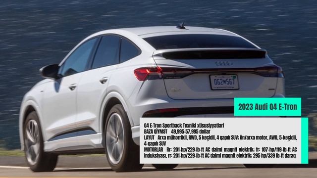 2023 Audi Q4 E-Tron / Q4 E-Tron Sportback смотреть онлайн