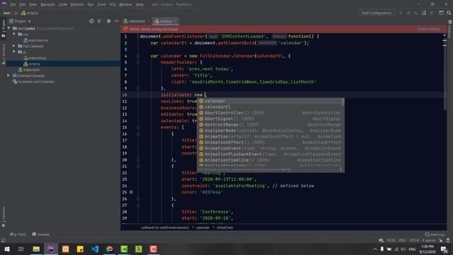 Full Calendar Plugin Using Javascript смотреть онлайн