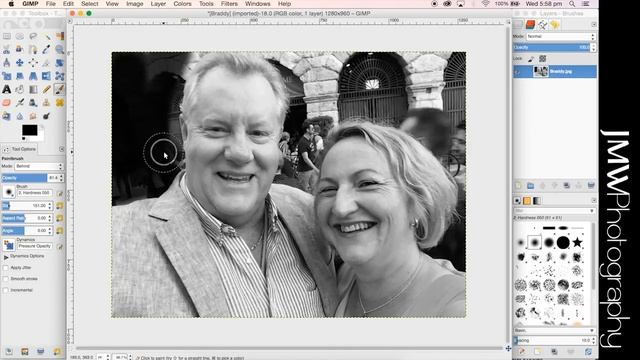 GIMP Image Editing Software Quick Tutorial - How To Edit a Photo смотреть онлайн