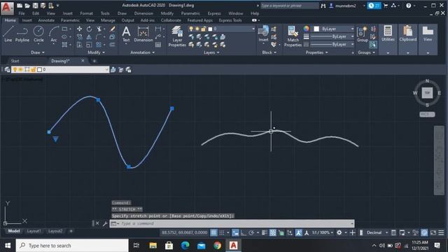 19 How to Create, Draw and Make Spline Command in AutoCAD in Hindi/Urdu Tutorial? смотреть онлайн