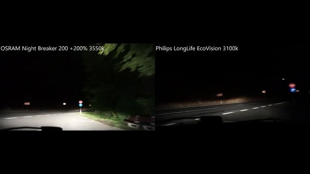 OSRAM NIGHT BREAKER +200% vs Philips LongLife EcoVision смотреть онлайн