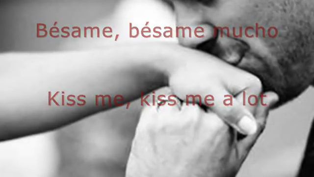 Besame Mucho - Lyrics Spanish English смотреть онлайн