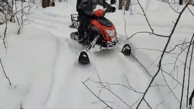 Снегоход Wels Rs200 LONG 1марта 2023г.Дружная семейка.