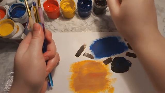 ОБЗОР КИСТЕЙ для рисования из Ашана за 120 рублей/синтетические кисти/творчество с детьми смотреть онлайн