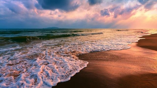 Шум прибоя волны,моря,чайки.Пляж на берегу океана.Релакс для сна смотреть онлайн