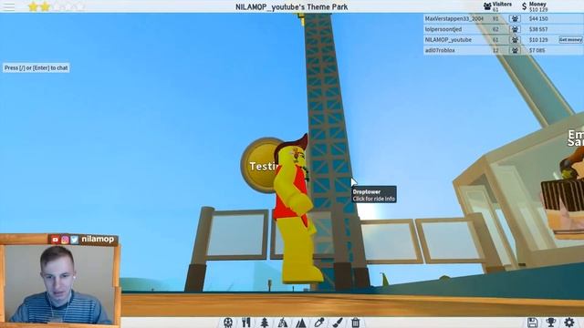 №879: АТТРАКЦИОН В РОБЛОКС РАЗРАСТАЕТСЯ - Roblox - Theme Park Tycoon 2 #3 смотреть онлайн