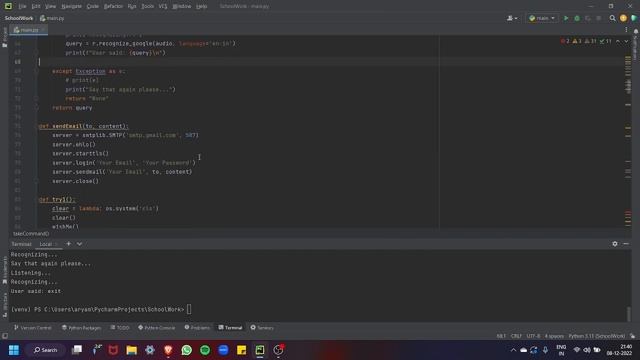 Desktop Assistant Using Python смотреть онлайн