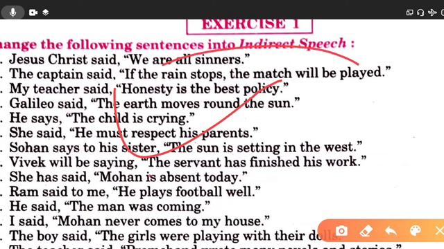 Indirect Assertive sentence Excercise 1 from excellent book Class 12 solved by Ramesh Sir смотреть онлайн