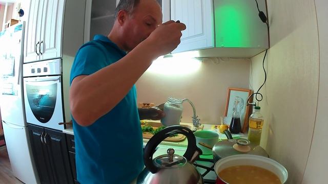 #СУП из ЩАВЕЛЯ ? 2 ЧАСТЬ. Закладка зелени под музыку!