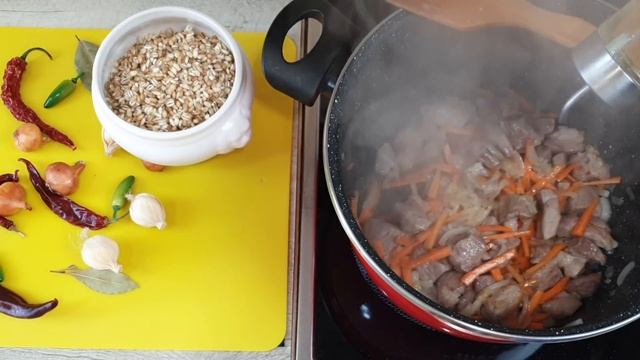 ПЕРЛОВКА С МЯСОМ рецепт