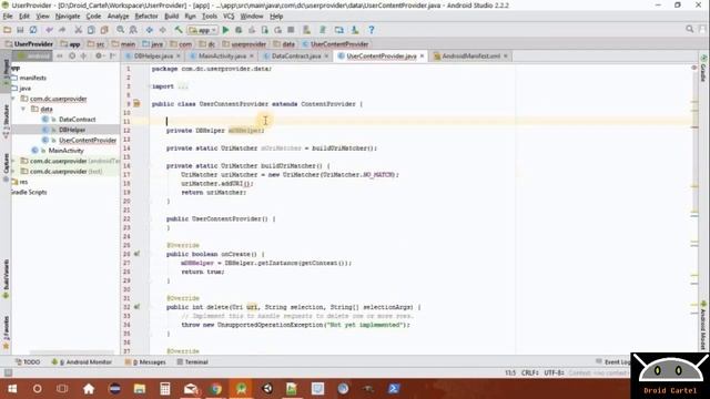 Creating Content Provider Class - Mastering Content Provider смотреть онлайн