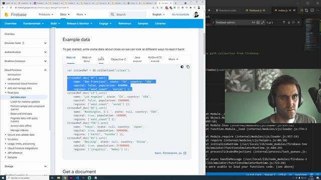 Using Firebase admin to access the Firestore in a Firebase function смотреть онлайн