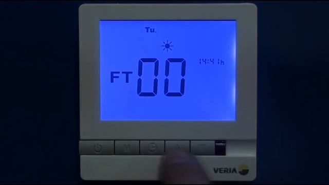 Настройка терморегулятора Veria T45 смотреть онлайн