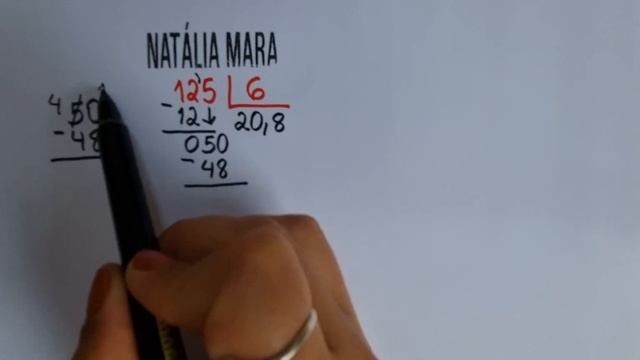 “125/6" "125:6" "Como dividir 125 por 6" "125 dividido por 6" “125÷6” - Exemplo de divisão difícil. смотреть онлайн