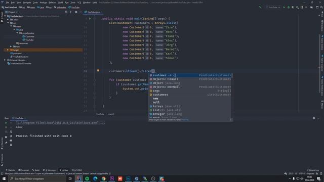 IN JAVA LISTEN SUCHEN | LIST - FILTER - STREAM | JAVA 8 TUTORIAL | PROGRAMMIEREN | JailBreaker смотреть онлайн