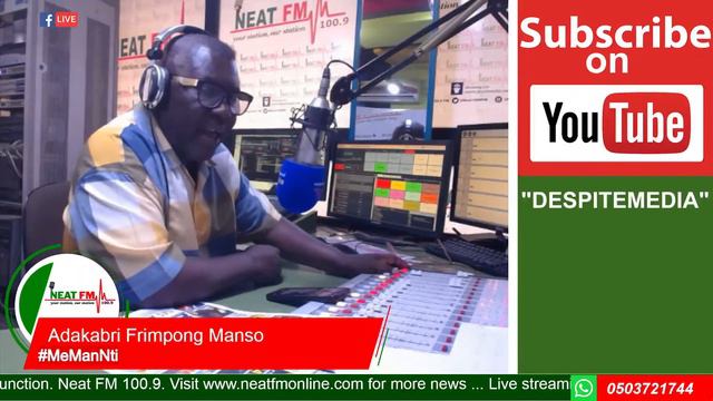 #MeManNti with ADAKABRI FRIMPONG MANSO on NEAT 100.9 FM (FRIDAY 1/3/24)) смотреть онлайн