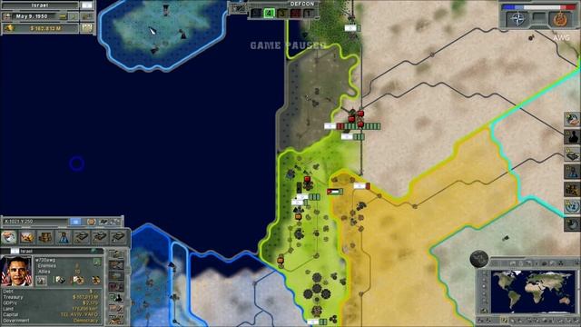 Let's play Supreme ruler Cold war New Israeli empire part 1 смотреть онлайн