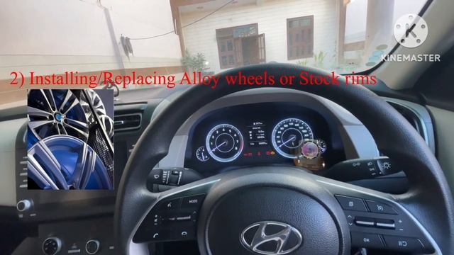 Hyundai Creta | 2020 | TPMS Tyre Pressure Warning Light| 4 Reasons #creta #hyundaicreta