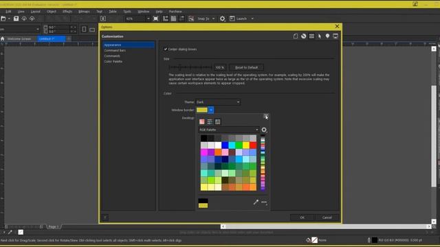 How To Change Desktop & Window Border Color In CorelDraw смотреть онлайн