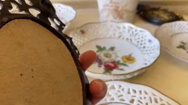 ВИНТАЖНЫЙ ПРОРЕЗНОЙ ФАРФОР ?? ЦВЕТОЧНЫЙ АНТИКВАРНЫЙ ФАРФОР ?? смотреть онлайн