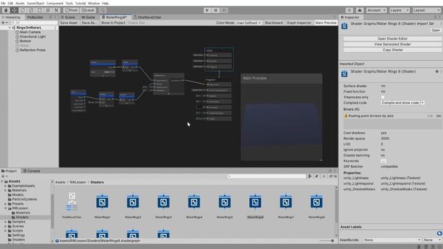 WaterRings. Unity. Часть 1. смотреть онлайн