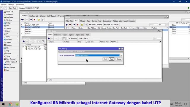 Konfigurasi RB Mikrotik sebagai Internet Gateway смотреть онлайн
