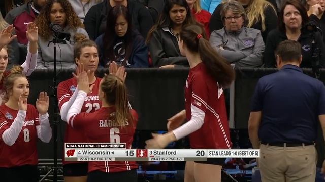 Stanford vs. Wisconsin: 2019 NCAA women's volleyball national championship | FULL REPLAY смотреть онлайн