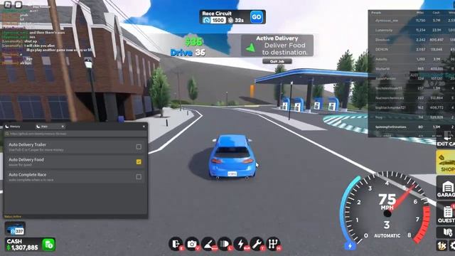 [Roblox] Drive World Script Roblox Farm Millions very fast смотреть онлайн