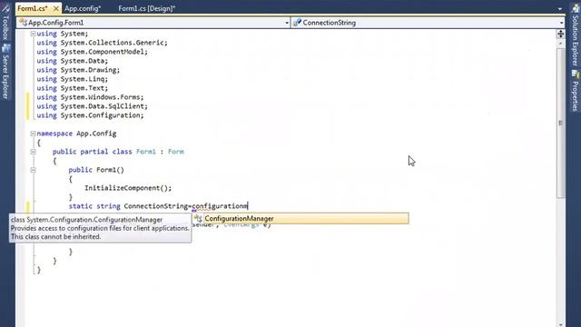 DataBase Connection Using App config in C# in Telugu Step by Step смотреть онлайн