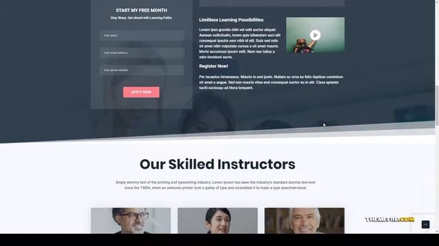 Bookflare - A Modern Education and LMS WordPress Theme training center coaching Kanae смотреть онлайн
