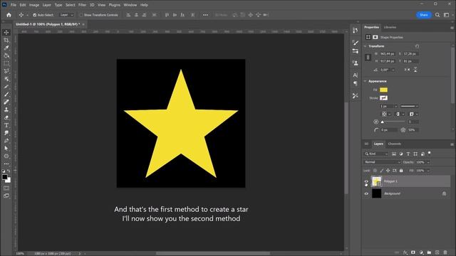 Create star shapes (2 methods) | PHOTOSHOP TUTORIAL - TIPS & TRICKS смотреть онлайн