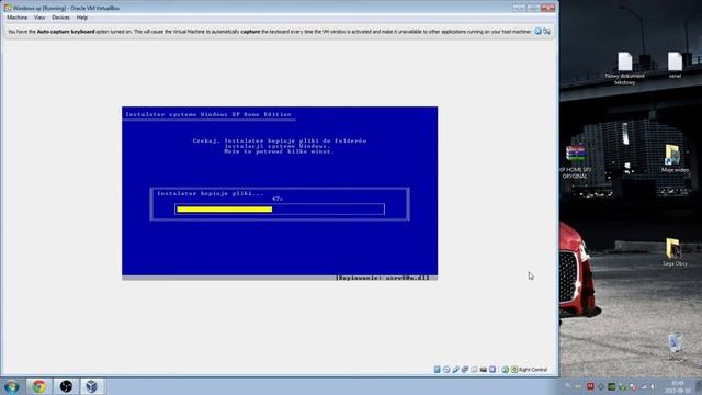 Instalacja Windows Xp na Oracle VM VirtualBox смотреть онлайн