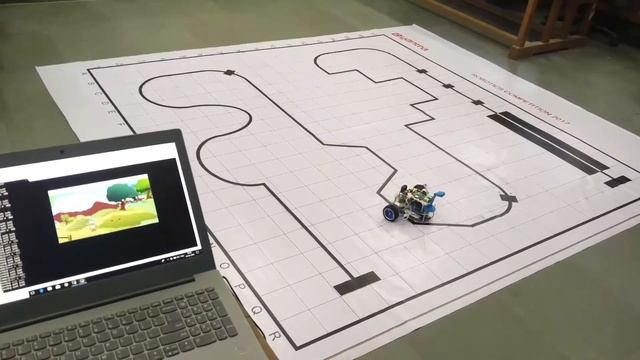 Line Follower Robot with OpenCV Raspberry Pi and Pi Cam смотреть онлайн