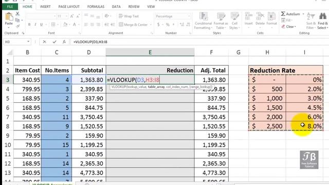 48 Using VLOOKUP Function & Value In Range Microsoft Excel 2016 Beginner Course смотреть онлайн